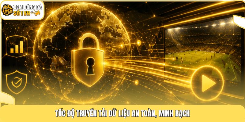 Tốc độ truyền tải dữ liệu an toàn, minh bạch